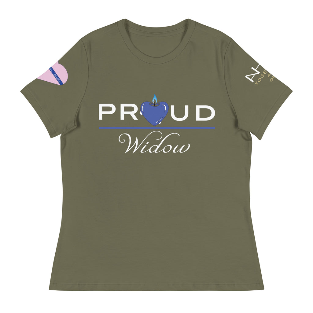 Proud LEO Widow - Blue Wives Matter Special Edition T-Shirt - American Heroes Apparel