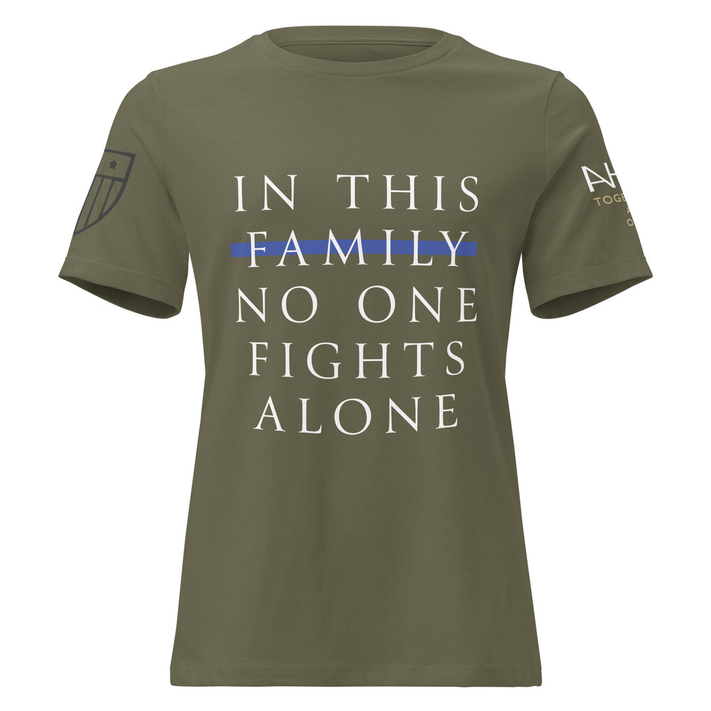 In This Family - Women's Relaxed T-Shirt - American Heroes Apparel