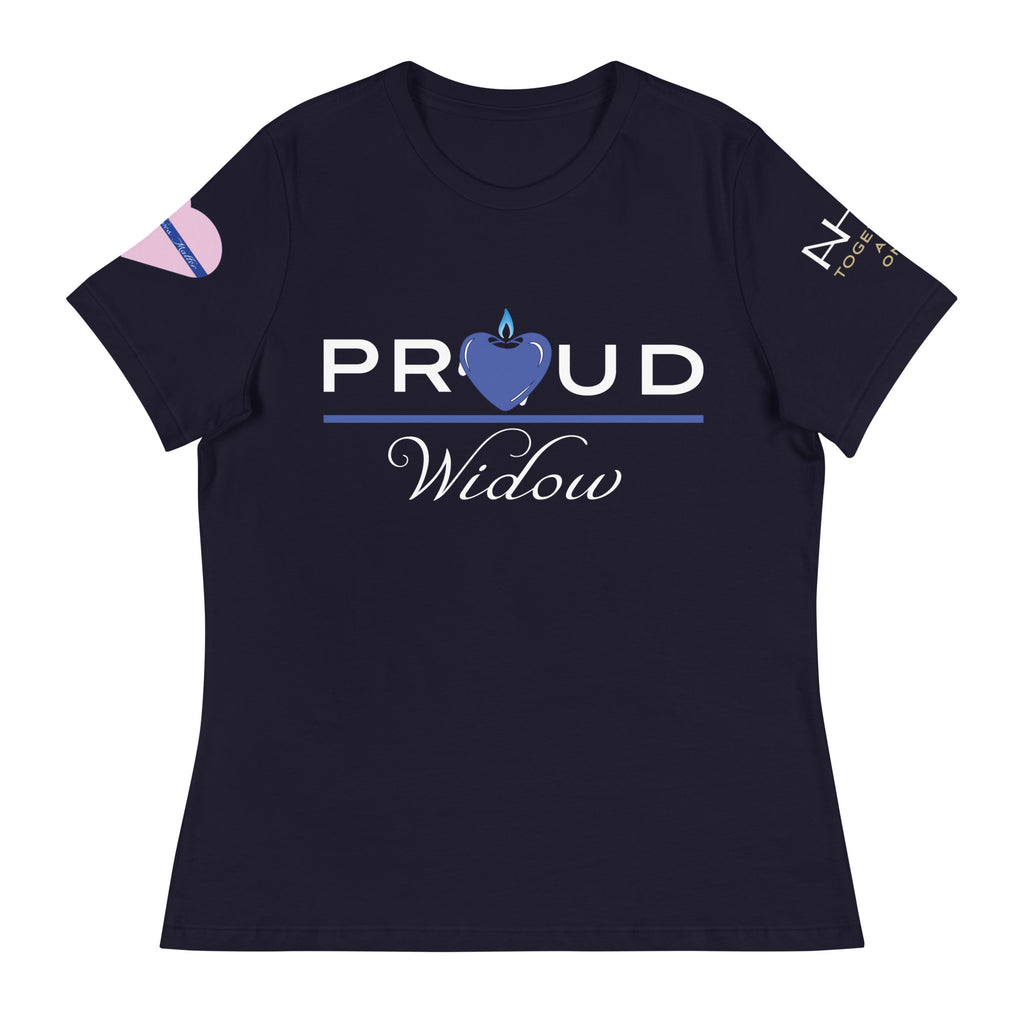 Proud LEO Widow - Blue Wives Matter Special Edition T-Shirt - American Heroes Apparel