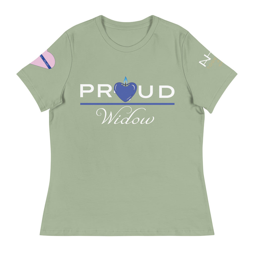 Proud LEO Widow - Blue Wives Matter Special Edition T-Shirt - American Heroes Apparel