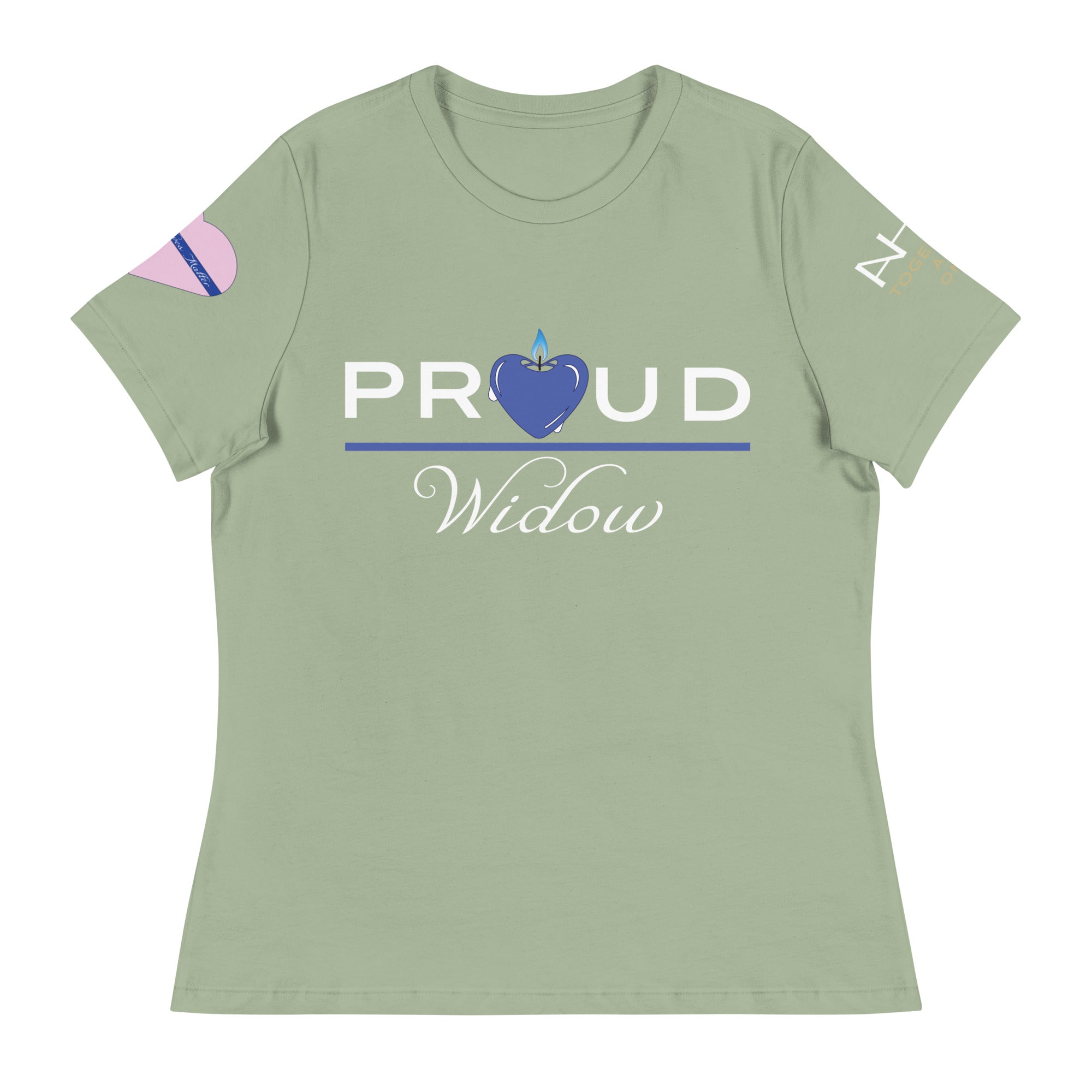 Proud LEO Widow - Blue Wives Matter Special Edition T-Shirt - American Heroes Apparel
