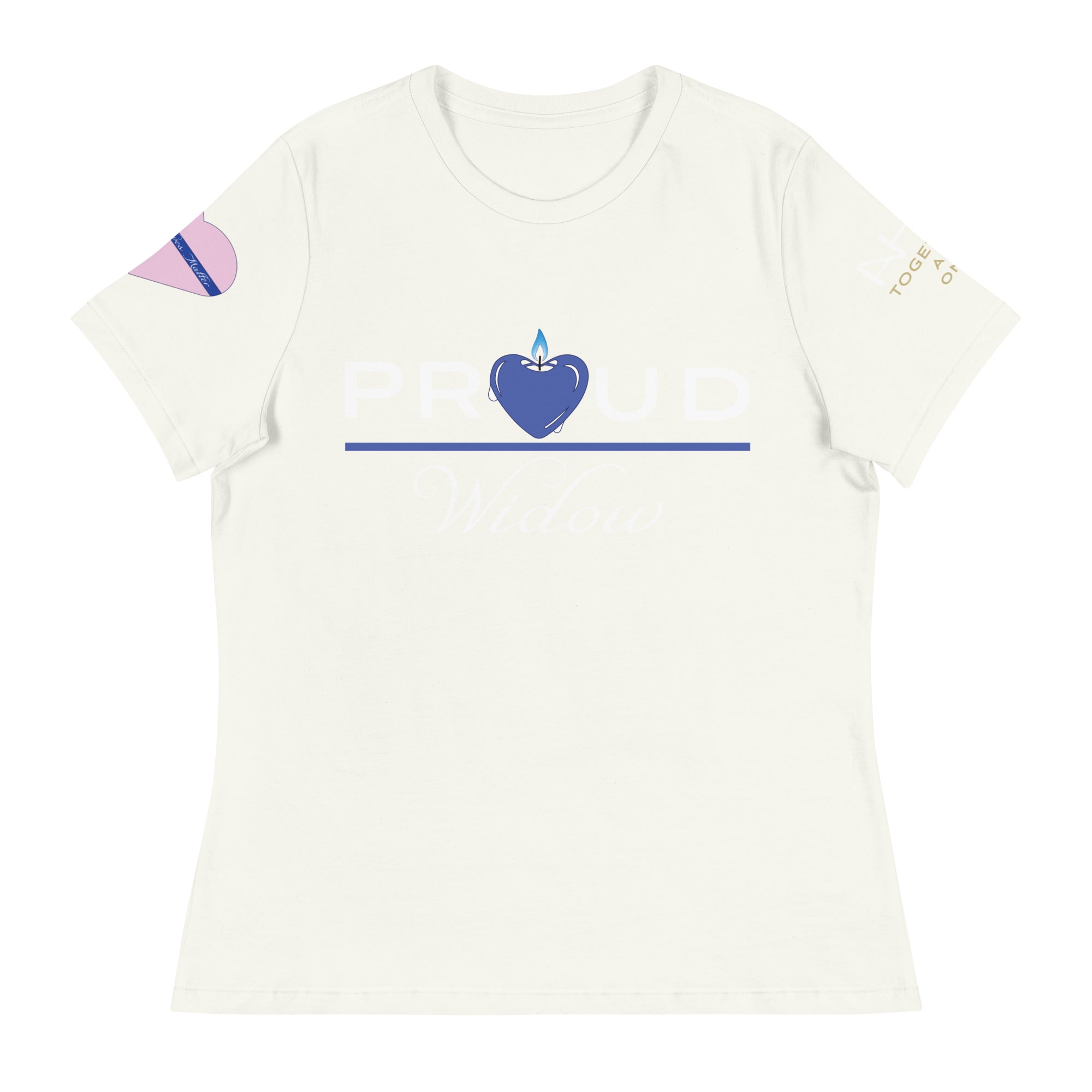 Proud LEO Widow - Blue Wives Matter Special Edition T-Shirt - American Heroes Apparel